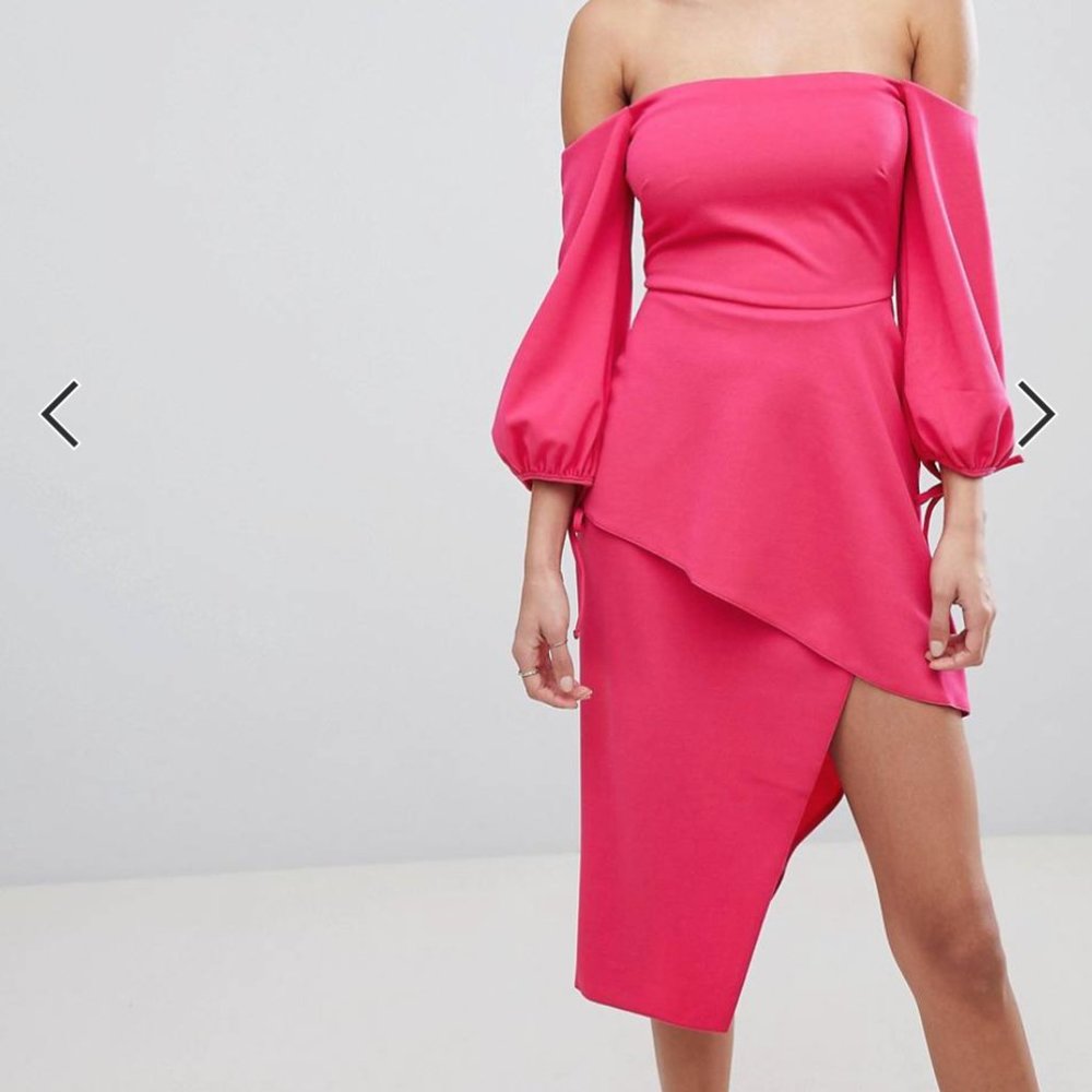 🎃 Bardot Off the Shoulder Dress